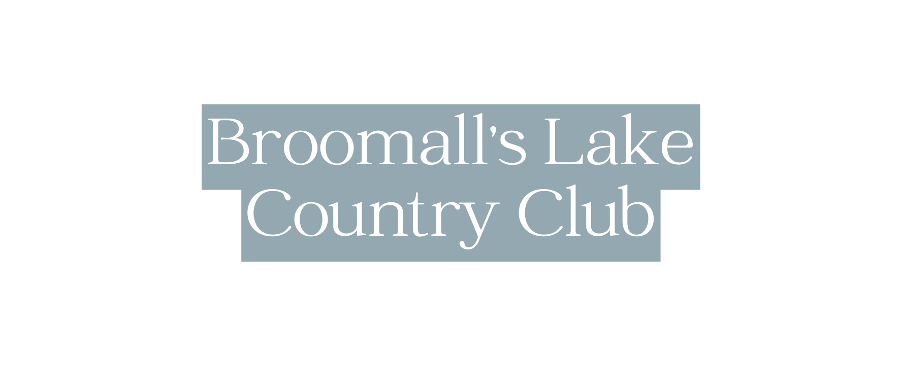 Broomall s Lake Country Club